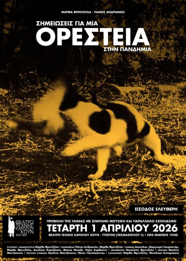 Σημειώσεις για μια Ορέστεια στην πανδημία