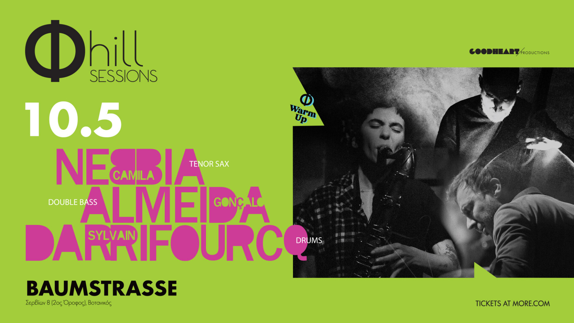 Φ hill Sessions warm up!