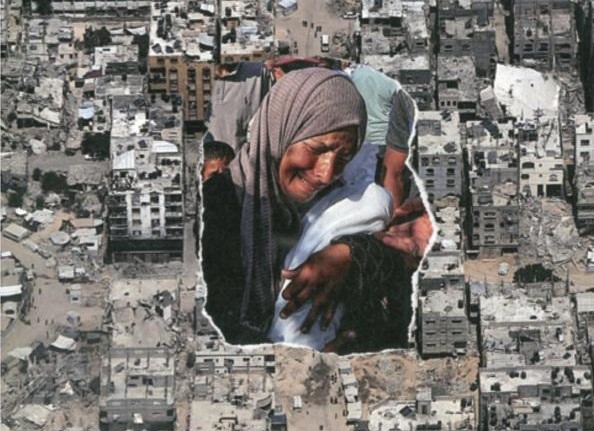 Ποίηση για τη Γάζα στο Baumstrasse